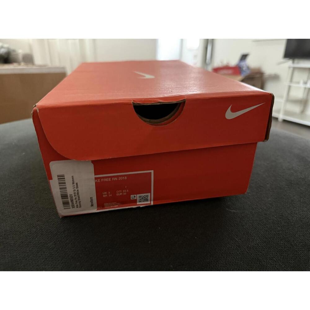 women's nike free rn 2018 size 5.5 black